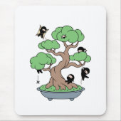 Tiny Ninjas in Bonsai Tree Mousepad (Vorne)
