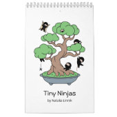 Tiny Ninjas Schlicht White Kalender (Titelbild)