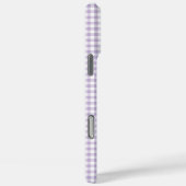 Tiny Pale Lila Gingham Signature Case-Mate iPhone Hülle (Rückseite / Rechts)