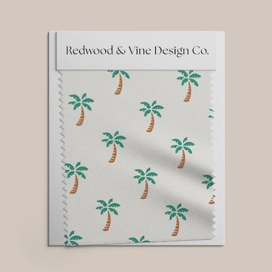 Tiny Palms Muster Stoff