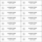 Tiny Parfüm Beispiel Labels 0,5 x 1,8 (Vorderseite)