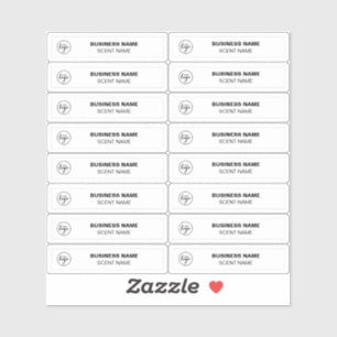 Tiny Parfüm Beispiel Labels 0,5 x 1,8