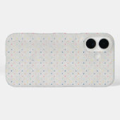 Tiny Pastel Button Dots Case-Mate iPhone Hülle (Rückseite (Horizontal))