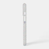 Tiny Pastel Button Dots iPhone 16 Hülle (Linke Seite)