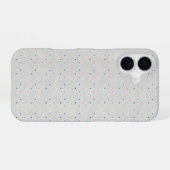 Tiny Pastel Button Dots iPhone 16 Hülle (Rückseite (Horizontal))