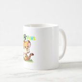 Tiny Paws, Big Roar Kaffeetasse (VorderseiteRechts)