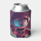 Tiny Pink Alien Dosenkühler (Kanne Vorderseite)