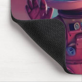 Tiny Pink Alien Mousepad (Ecke)