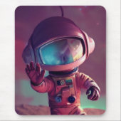 Tiny Pink Alien Mousepad (Vorne)