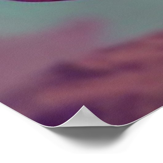 Tiny Pink Alien Poster (Ecke)