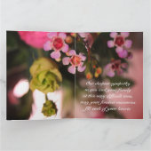 Tiny Pink Bloms Karte (Innenseite)