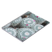 Tiny Pink Blume Cactus Pflanze Notizblock (Linke Seite)