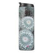 Tiny Pink Blume Cactus Pflanze Thermosbecher (Nach rechts gedreht)