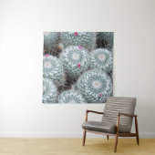 Tiny Pink Blume Cactus Pflanze Wandteppich (Beispiel)