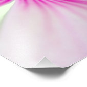 Tiny Pink Blume Fotodruck (Ecke)