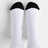 Tiny Pink Cosmos Bouquets Muster Socken (Oben)