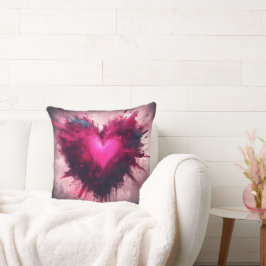 Tiny Pink Heart Kissen