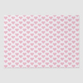 Tiny Pink Hearts Muster Gewebe Papier (Vorderseite)
