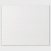 Tiny Pink Red Hearts Minimal Valentine's Day Geschenkpapier (Flach)