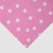 TINY PINK WHITE GREEN BLUME SEIDENPAPIER (Ausschnitt)