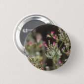 Tiny Pink Wildblumen Coachella Valley Wildlife Bu Button (Vorne & Hinten)