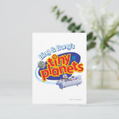 Tiny Planets Logo Postkarte (Stehend Vorderseite)