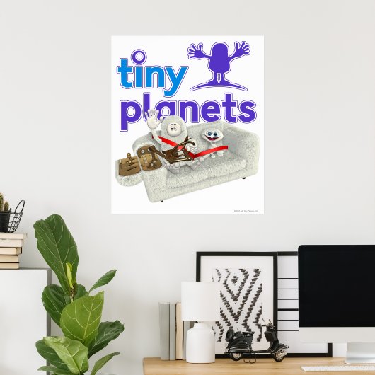 Tiny Planets Sofa Safari Poster (Heimbüro)