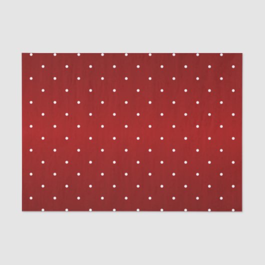 Tiny Polka Dots auf dunkelbraunem Tissue Seidenpapier (Vorderseite)
