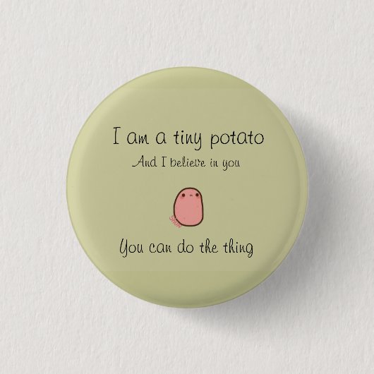 Tiny Potato Button (Vorderseite)