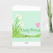 Tiny Prints Ankündigung (Rückseite)