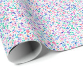 Tiny Rainbow Abstrakt Geschenkpapier (Rolleneckpunkt)