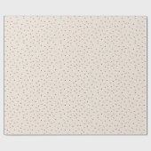 Tiny Red Hearts für Ihr Valentin Geschenkpapier (Flach)