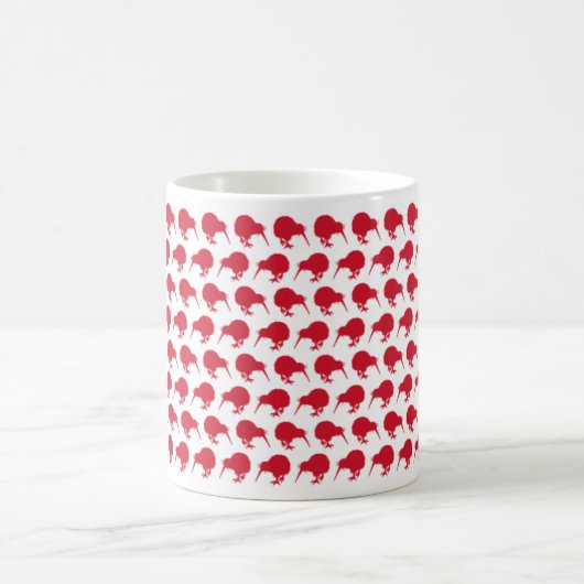 Tiny Red Kiwi Muster Kaffeetasse (Mittel)
