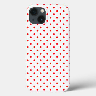 Tiny Red Polka Dot Pattern Case-Mate iPhone Hülle
