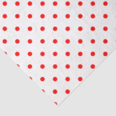 Tiny Red Polka Dots Seidenpapier (Ausschnitt)