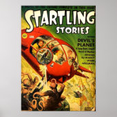 Tiny Red Spacesship Poster (Vorne)