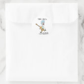 Tiny Rick Classic Runder Aufkleber (Tasche)