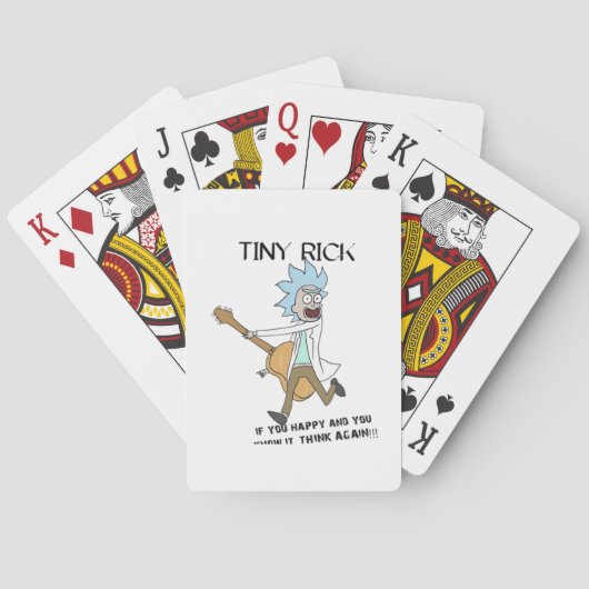 Tiny Rick Classic Spielkarten (Rückseite)