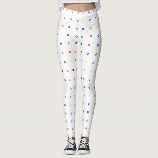Tiny Rings Pride Leggings (Vorderseite)