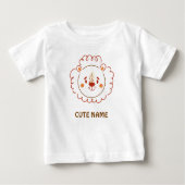 Tiny Roar Baby T-shirt (Vorderseite)