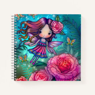 Tiny Rose Fairy Skizzenbuch Notizblock