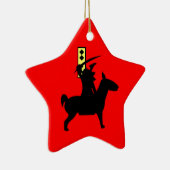 Tiny Samurai Keramikornament (Rechts)