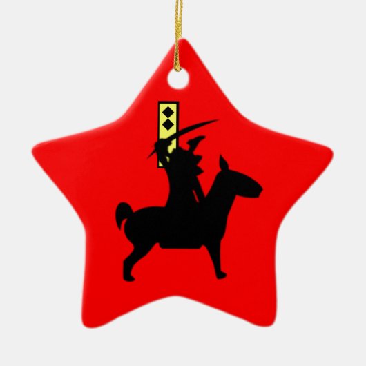 Tiny Samurai Keramikornament (Vorne)