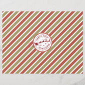 Tiny Santa and Elf Envelopes Origami DIY (Rückseite)