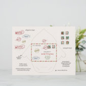 Tiny Santa and Elf Envelopes Origami DIY (Stehend Vorderseite)