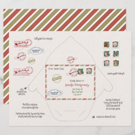 Tiny Santa and Elf Envelopes Origami DIY