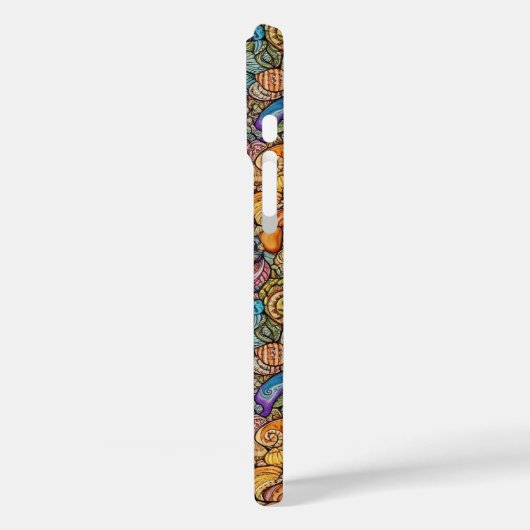 Tiny Seashells Case-Mate iPhone Hülle (Rückseite / Links)