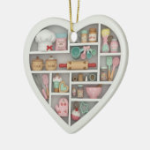 Tiny Shelves: Baker Edition graphic print Baking Keramik Ornament (Links)