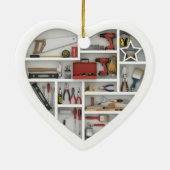 Tiny Shelves: DIY Tools - 2D print Tool Shelf Keramik Ornament (Hinten)