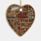 Tiny Shelves: DIY Tools - 2D print Tool Shelf Keramik Ornament (Rechts)